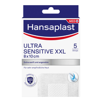 Hansaplast Ultra Sensitive Wundverband Xxl 8 X 10 Cm - None