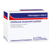 Hansapor steril Duschpflaster 6 x 7 cm