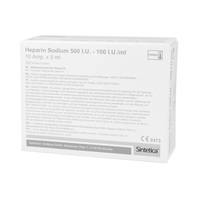 Heparin Sodium 500 I.U. - 100 I.U./ml