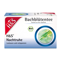 H&S Bio Nachtruhe Tee mit Bachblüten Filterbeutel