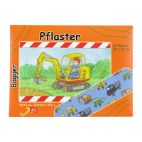 Kinderpflaster Bagger Briefchen - None