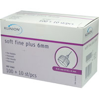 Klinion Soft fine plus Pen-Nadeln 6mm 31G 0, 25mm