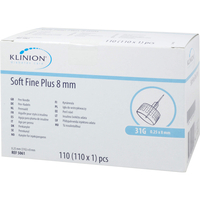Klinion Soft fine plus Pen-Nadeln 8mm 31G 0, 25mm