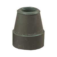 Krückenkapsel 16 mm Grau Stahleinlage für Vierfußstütze