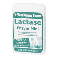 Lactase 5.000 FCC Enzym Mini Tabletten im Dosierspender