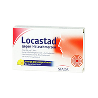 Locastad gegen Halsschmerzen Honig & Zitronengeschmack