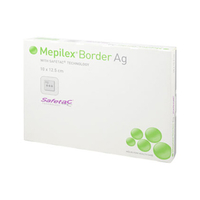 Mepilex Border Ag Schaumverband 10X12, 5 Cm - None
