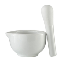 Mörser weiß - 6, 8 cm Ø mit Pistill