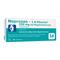 Naproxen 1A Pharma 250 Mg Bei Regelschmerzen Tabletten - None