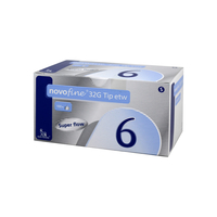 Novofine 6 mm 32 G Tip etw Kanüle