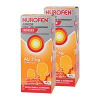 Nurofen Junior Fieber- & Schmerzsaft Erdbeer Doppelpack