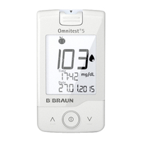 Omnitest 5 Blutzucker Messgerät Solo mg/dl weiß