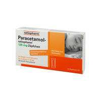 Paracetamol-ratiopharm 125 mg Säuglings-Zäpfchen