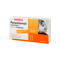 Paracetamol-ratiopharm 250 mg Zäpfchen