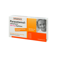 Paracetamol-ratiopharm 500 mg Zäpfchen