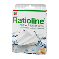 Ratioline Aqua Duschpflaster Plus 8X10 Cm Steril - None