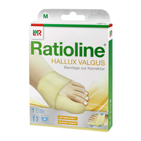 Ratioline Hallux valgus Bandage M (Fußumf. 21, 5 - 23 cm)
