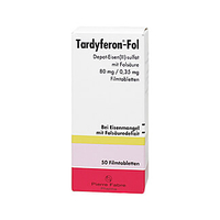 Tardyferon-Fol Depot-Eisen(II)-Sul. mit Folsäure Filmtbl.