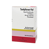 Tardyferon-Fol Depot-Eisen(II)-Sul. mit Folsäure Filmtbl.