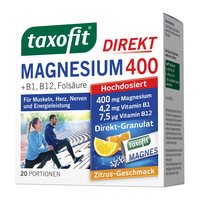 Taxofit Magnesium 400 + B1 + B6 + B12 + Folsäure 800