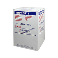 Topper 8 Kompressen 10x20 cm Steril