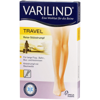 Varilind Travel Reise-Stützstrumpf beige L