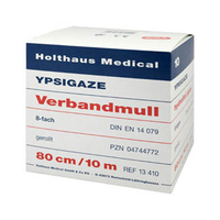 Verbandmull Ypsigaze 10 cmx10 m Gerollt 8fach