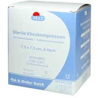 Vlieskompressen 7, 5X7, 5 Cm Steril 6Fach - None