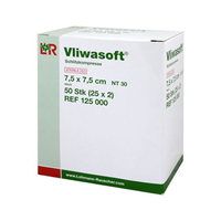 Vliwasoft Schlitzkompressen 7, 5X7, 5 Cm Steril 4Lagig - None