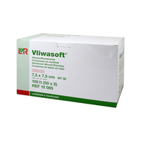Vliwasoft Vlieskompressen 7, 5X7, 5 Cm Steril 6Lagig - None