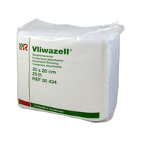 Vliwazell Saugkompressen 20X20 Cm Unsteril - None
