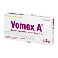 Vomex A Kinder-Suppositorien 70 mg forte