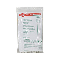 Wattestäbchen Holz 15 cm 4-5 mm mit Wattekopf