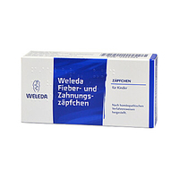 Weleda Fieber- und Zahnungszäpfchen
