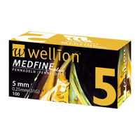 Wellion Medfine plus Pennadeln 5 mm 31G