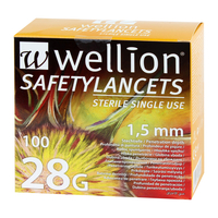 Wellion SafetyLancets 28 G