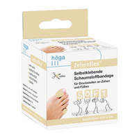 Zehenflex Schaumstoffbandage 4 cm x 5 m latexfrei hautfarben