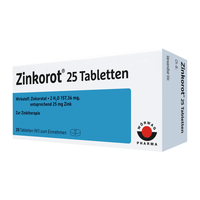 Zinkorot 25 Tabletten