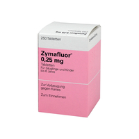 Zymafluor 0, 25 mg Tabletten