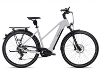 2R Manufaktur ELX 11 Trapez grey matt/purpur/black 46 cm E-Trekkingräder