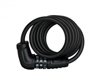 Abus Star 4508C Spiralkabelschloss schwarz/grau 150 cm Fahrradzubehoer