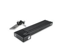 Acid Rigid Pure Faltschloss schwarz/grau 100 cm Ausruestung