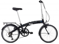 Adler Dolphin 6 black/grey/silver unisize Falträder