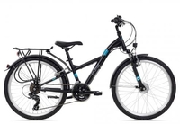 Adler Mio 24 21 black matt/blue 32 cm Fahrräder