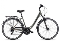 Adler Verona Wave khakigrey black orange matt 58 cm Trekkingräder