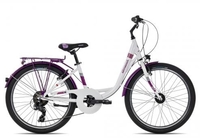 Almrausch GLÜCK 7 24 white violet 34 cm Fahrräder
