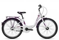 Almrausch GLÜCK 7 24 Nexus white violet 34 cm Fahrräder