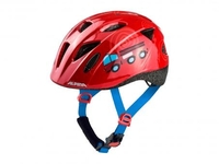 Alpina Ximo Helm rot/orange 47-51 cm Fahrradbekleidung