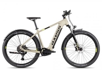 Axess FORCE Allroad khakigrey matt/black/lime 21 Zoll E-Hardtail-Mountainbikes