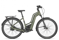 Bergamont E-Horizon Premium Pro Belt Amsterdam 2024 shiny khaki green 60 cm E-Trekkingräder